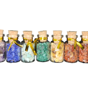 7 Chakra Crystal Healing Bottles: Energize Your Loved Ones with Natural Gemstones