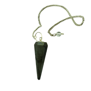 Black Tourmaline Dowsing Pendulum with 6 Facets: Crystal Stone Dowsing for Reiki, Healing, Meditation, and Chakra Balancing