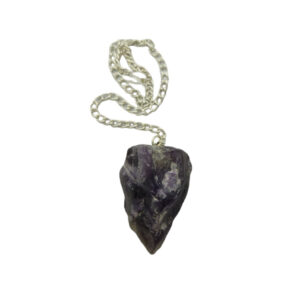 Raw Amethyst Dowsing Pendulum for Divination and Exploration  for Reiki, Healing, Meditation, and Chakra Balancing